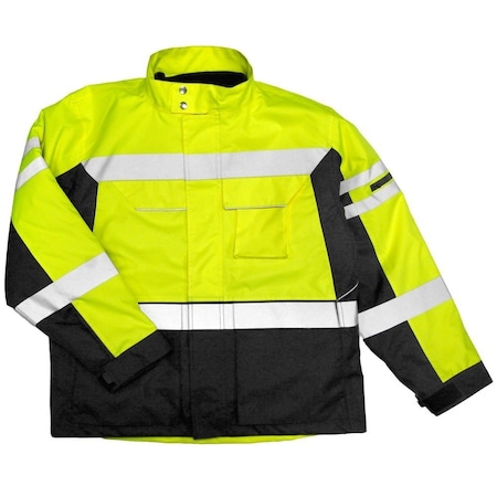 Kishigo Hi-Vis 2-in-1 Jacket, Ripstop, Type R, M JS135-M
